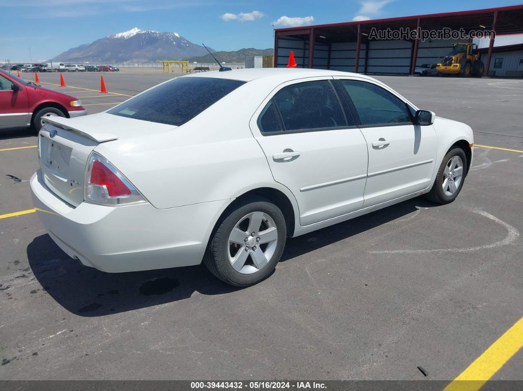 2008 Ford Fusion Se White vin: 3FAHP07118R257814