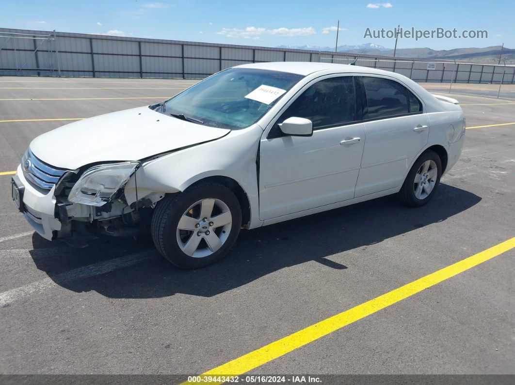 2008 Ford Fusion Se White vin: 3FAHP07118R257814