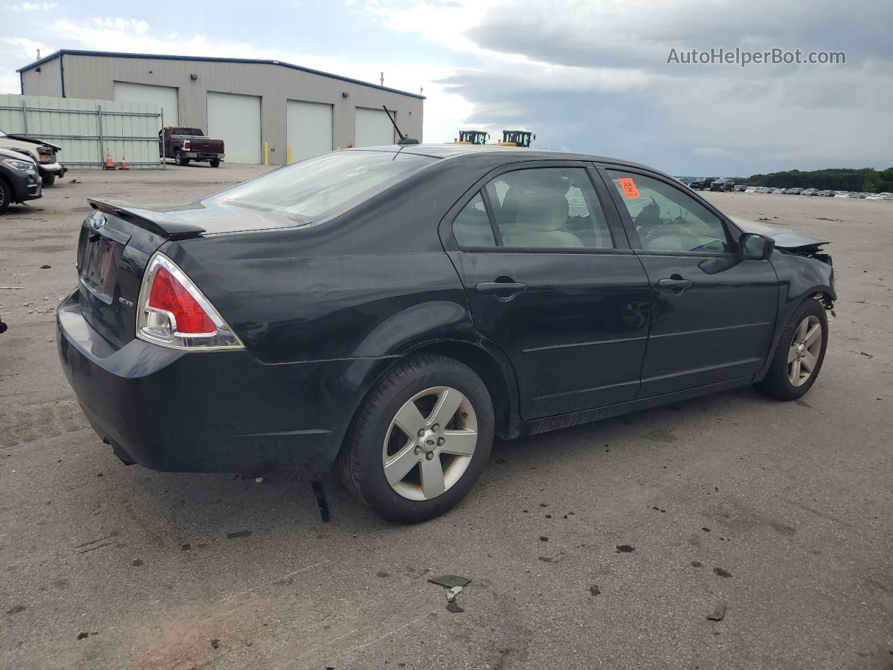 2008 Ford Fusion Se Black vin: 3FAHP07118R272121