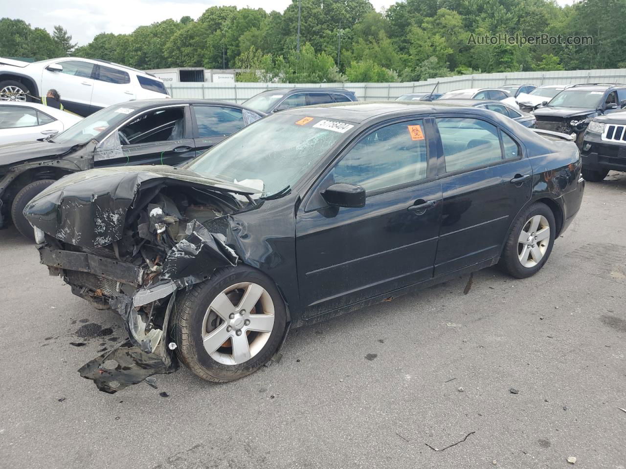 2008 Ford Fusion Se Black vin: 3FAHP07118R272121