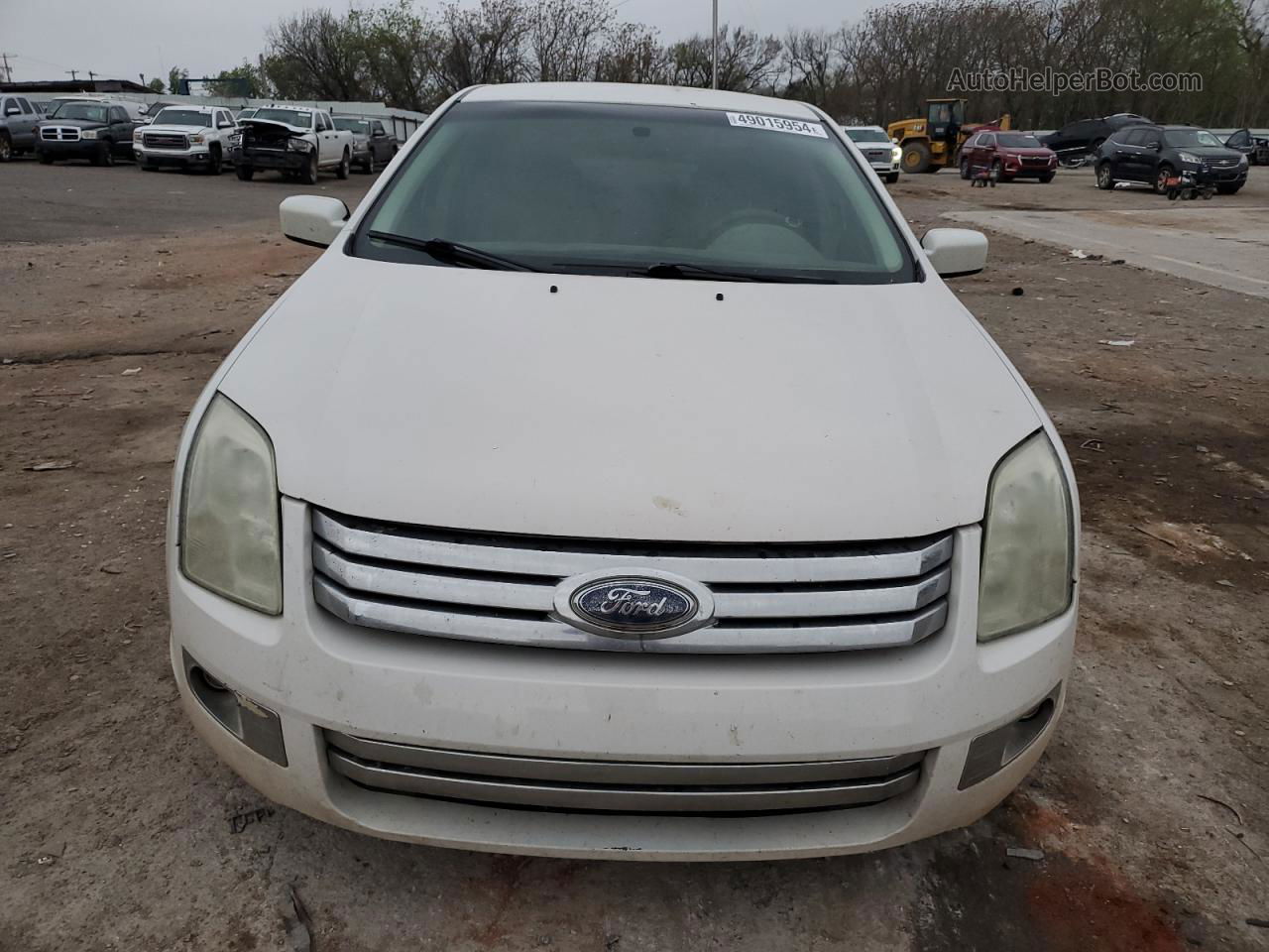 2008 Ford Fusion Se White vin: 3FAHP07128R221081