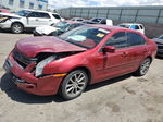 2008 Ford Fusion Se Burgundy vin: 3FAHP07128R251097