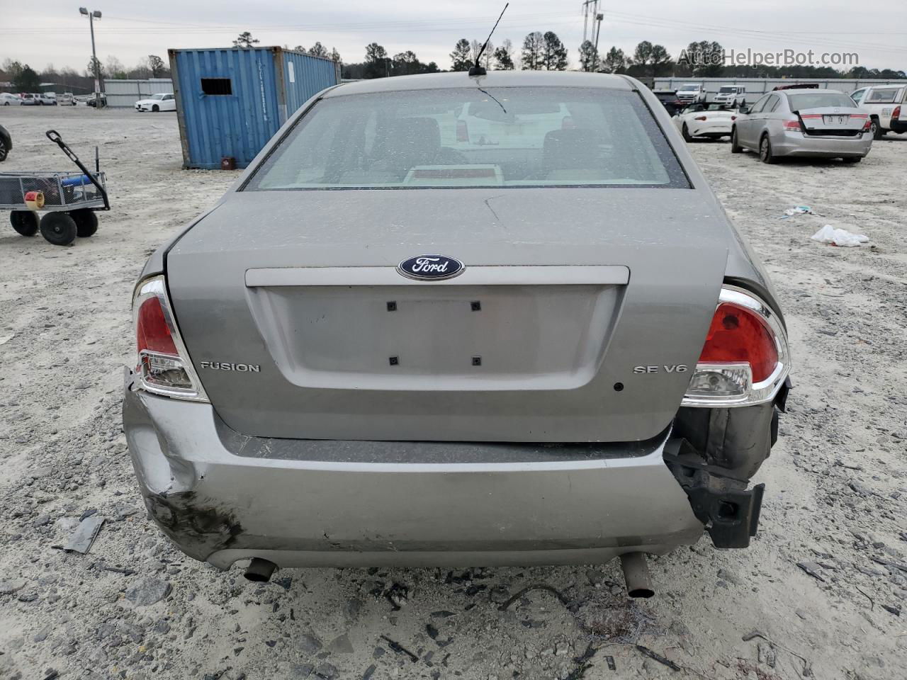 2008 Ford Fusion Se Gray vin: 3FAHP07128R269325