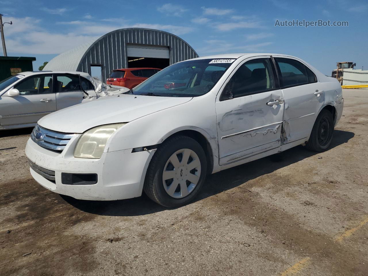 2006 Ford Fusion Se White vin: 3FAHP07136R179811