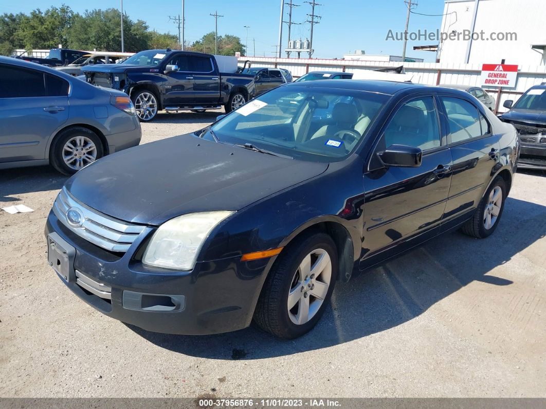 2008 Ford Fusion Se Blue vin: 3FAHP07138R114055