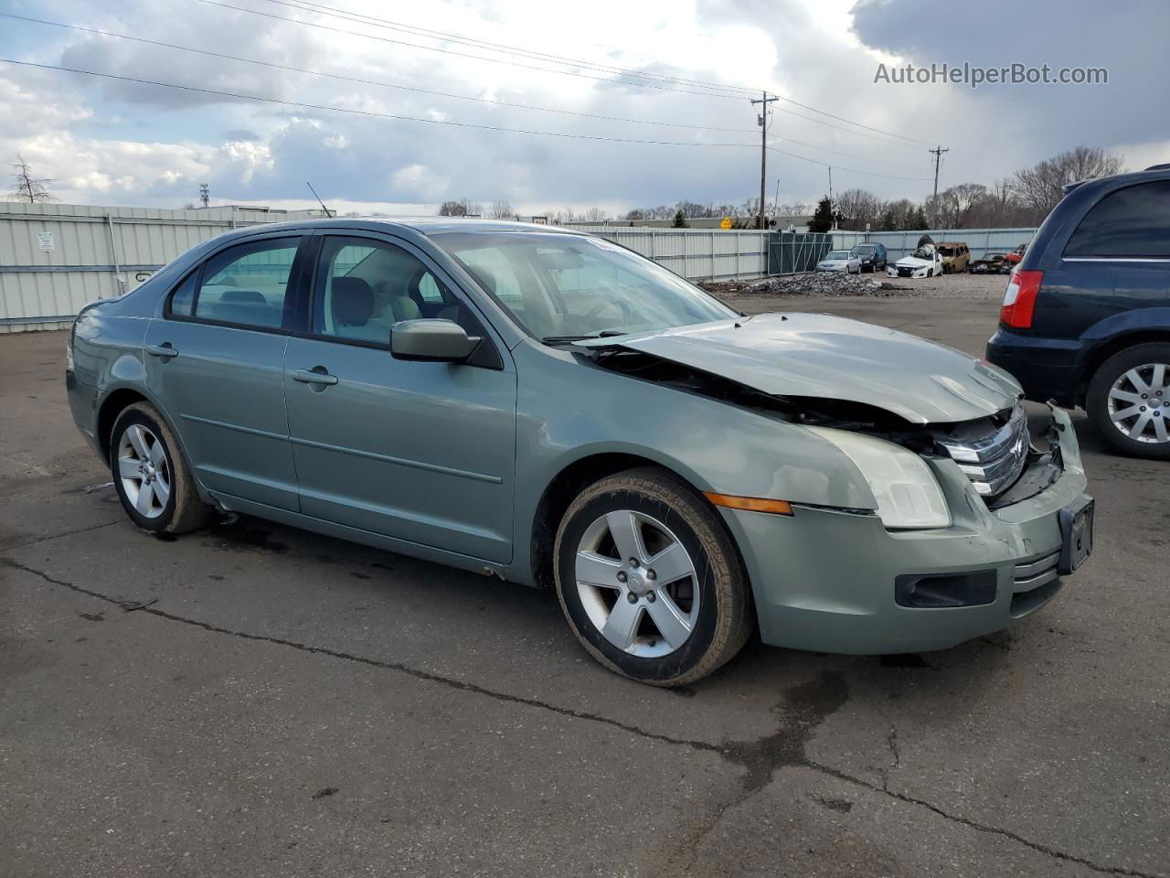 2008 Ford Fusion Se Green vin: 3FAHP07138R202474