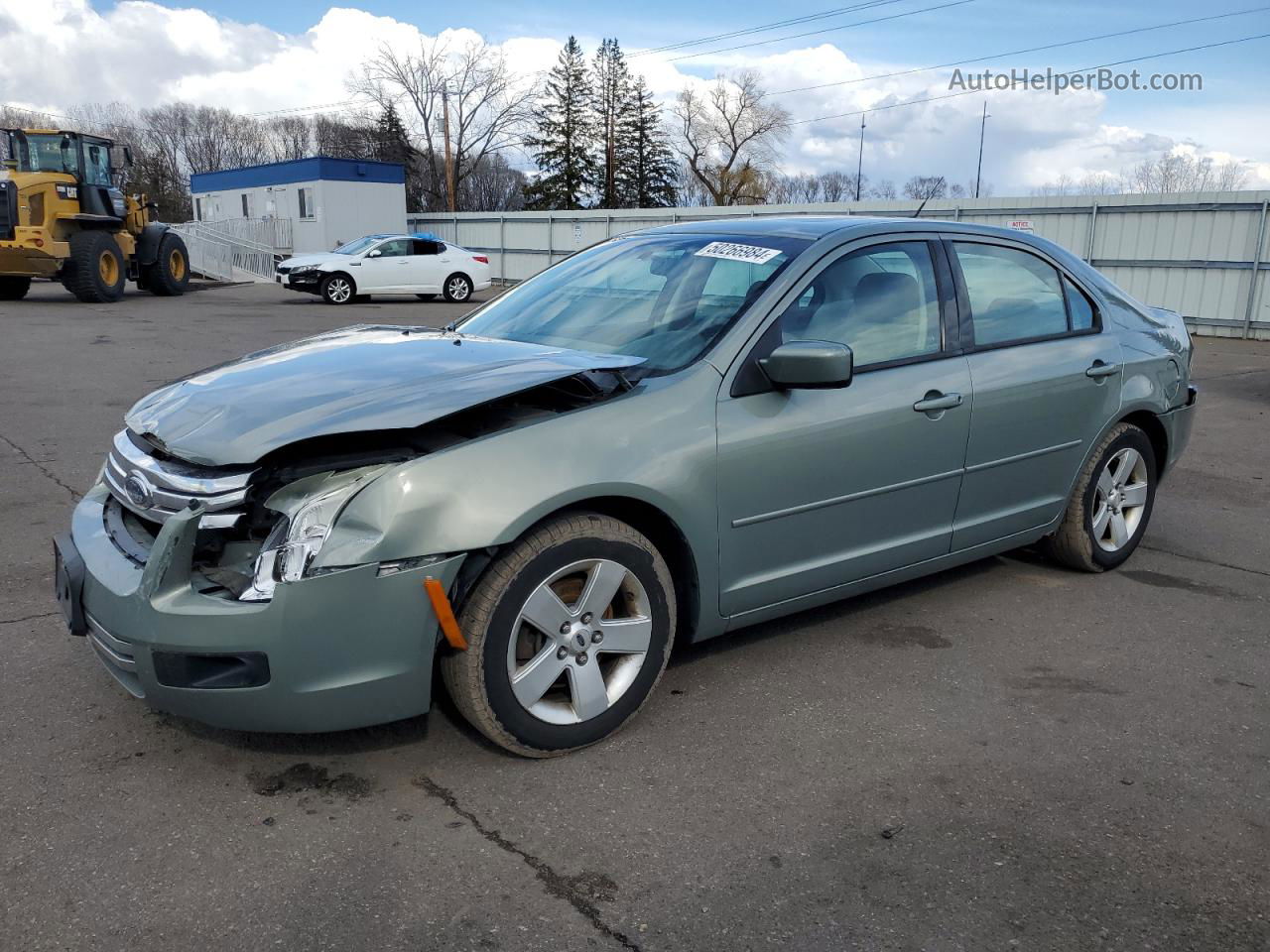 2008 Ford Fusion Se Green vin: 3FAHP07138R202474