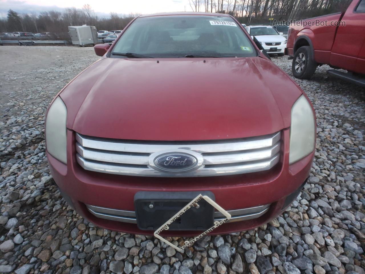 2008 Ford Fusion Se Red vin: 3FAHP07138R211823