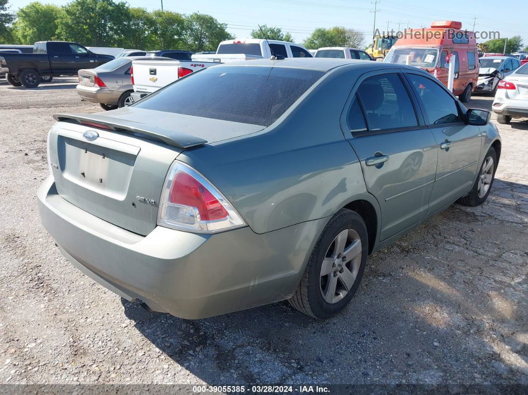 2008 Ford Fusion Se Green vin: 3FAHP07138R213541