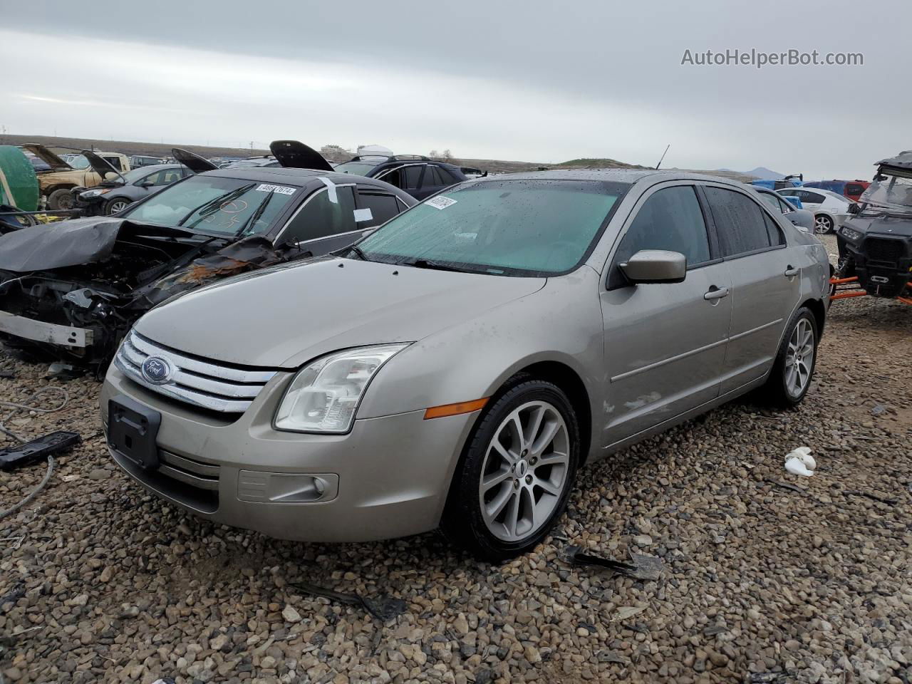 2008 Ford Fusion Se Silver vin: 3FAHP07138R256650