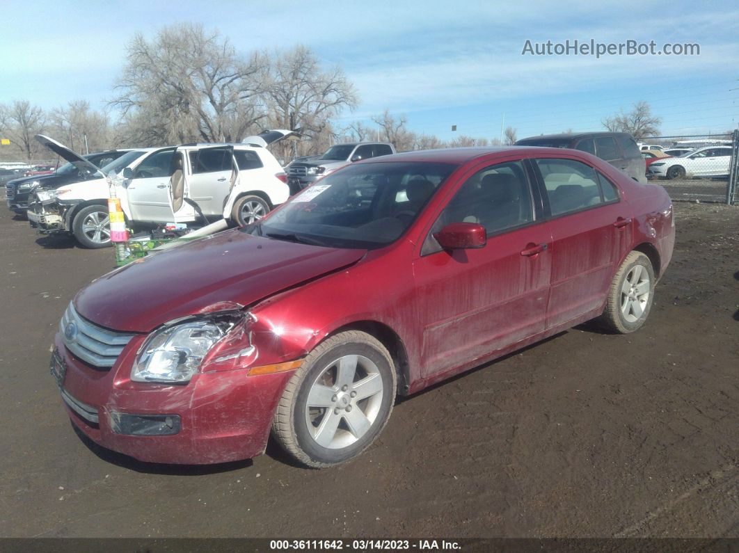 2006 Ford Fusion Se Red vin: 3FAHP07146R192308