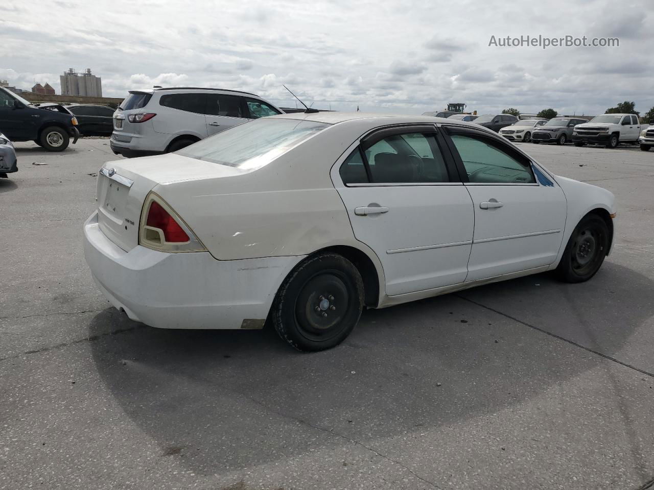 2008 Ford Fusion Se White vin: 3FAHP07148R204976