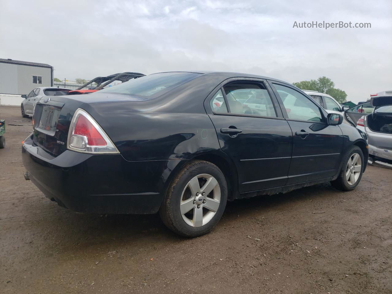 2006 Ford Fusion Se Black vin: 3FAHP07166R120039