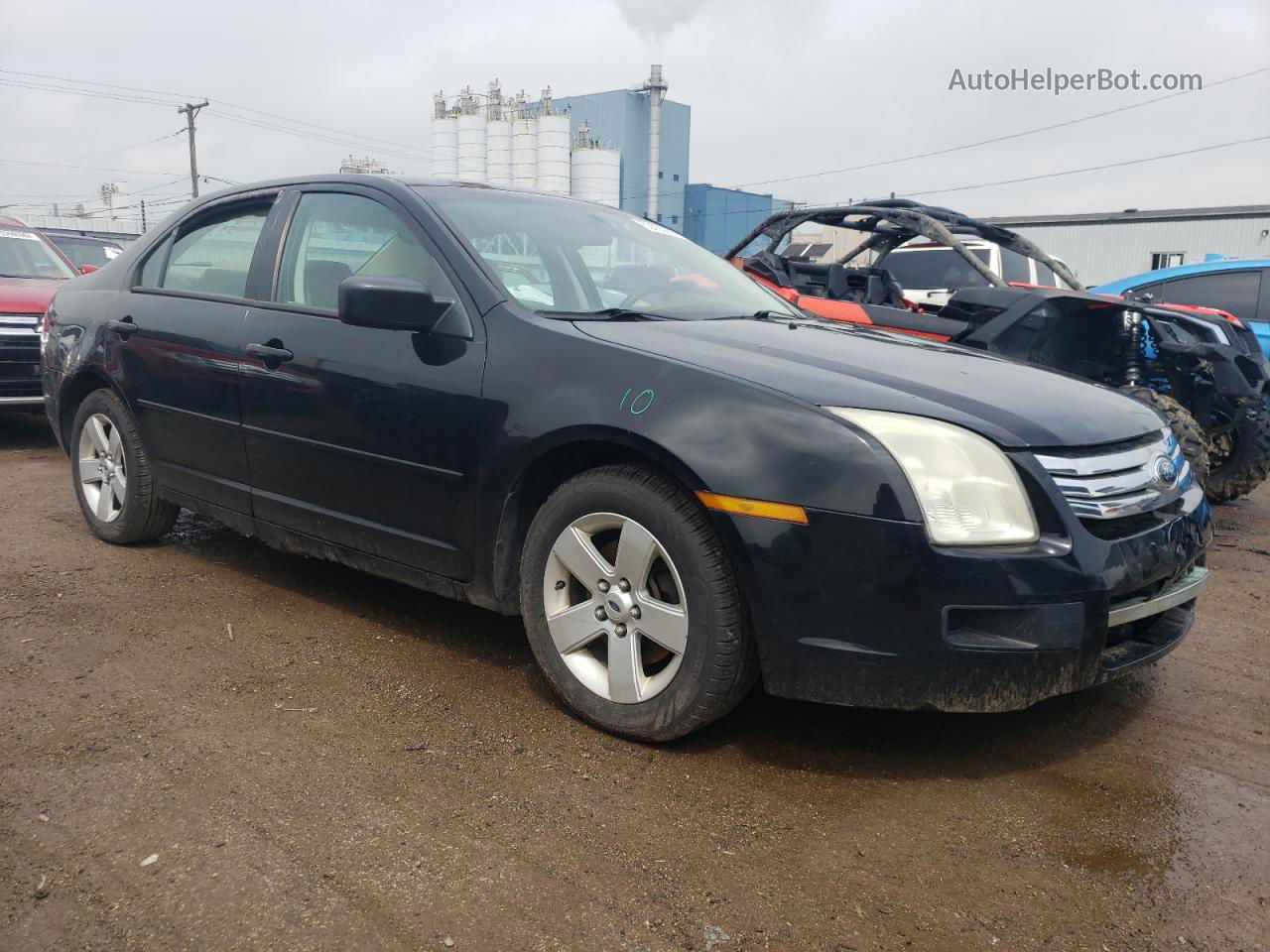 2006 Ford Fusion Se Black vin: 3FAHP07166R120039