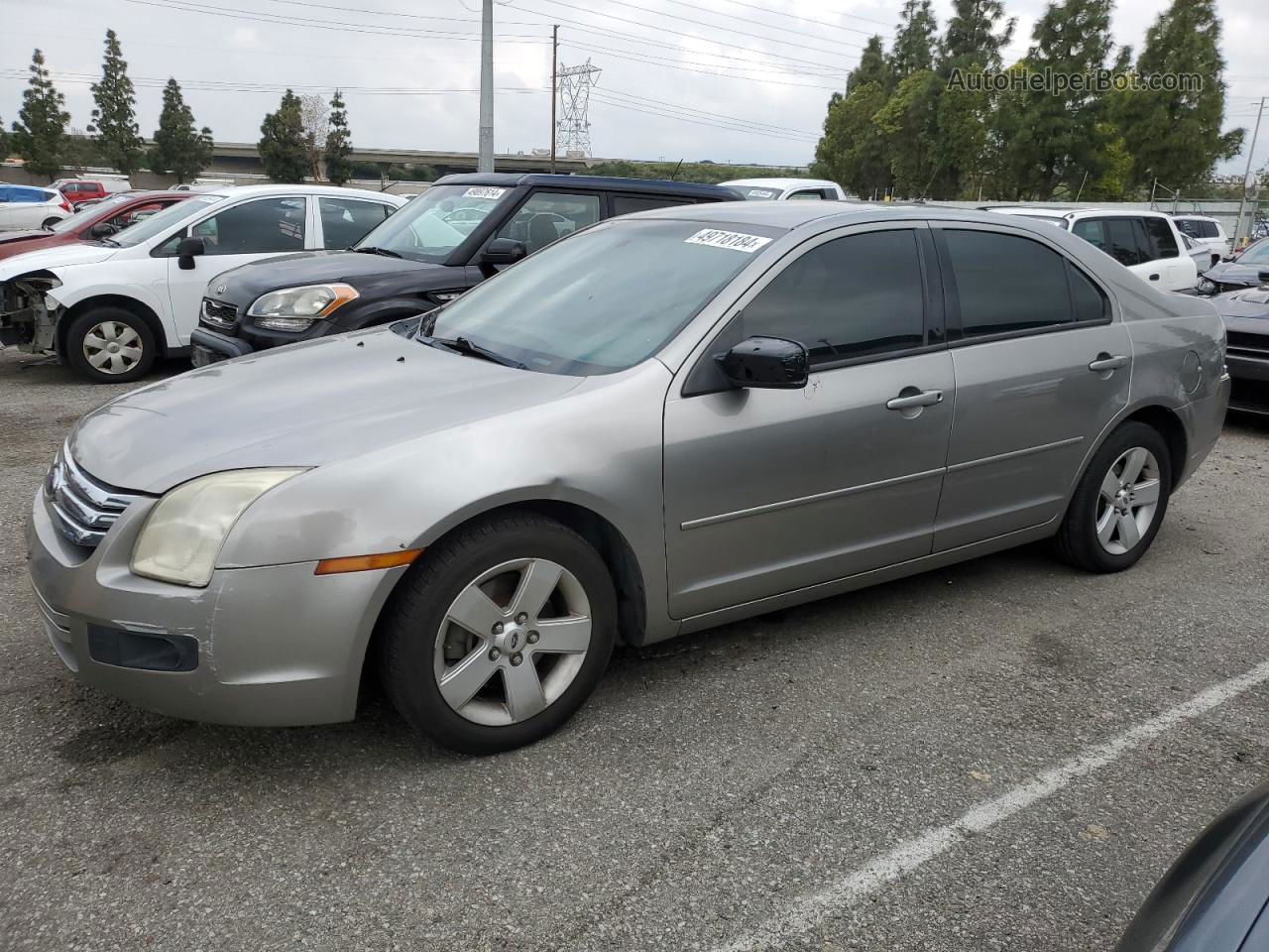 2008 Ford Fusion Se Silver vin: 3FAHP07168R216773