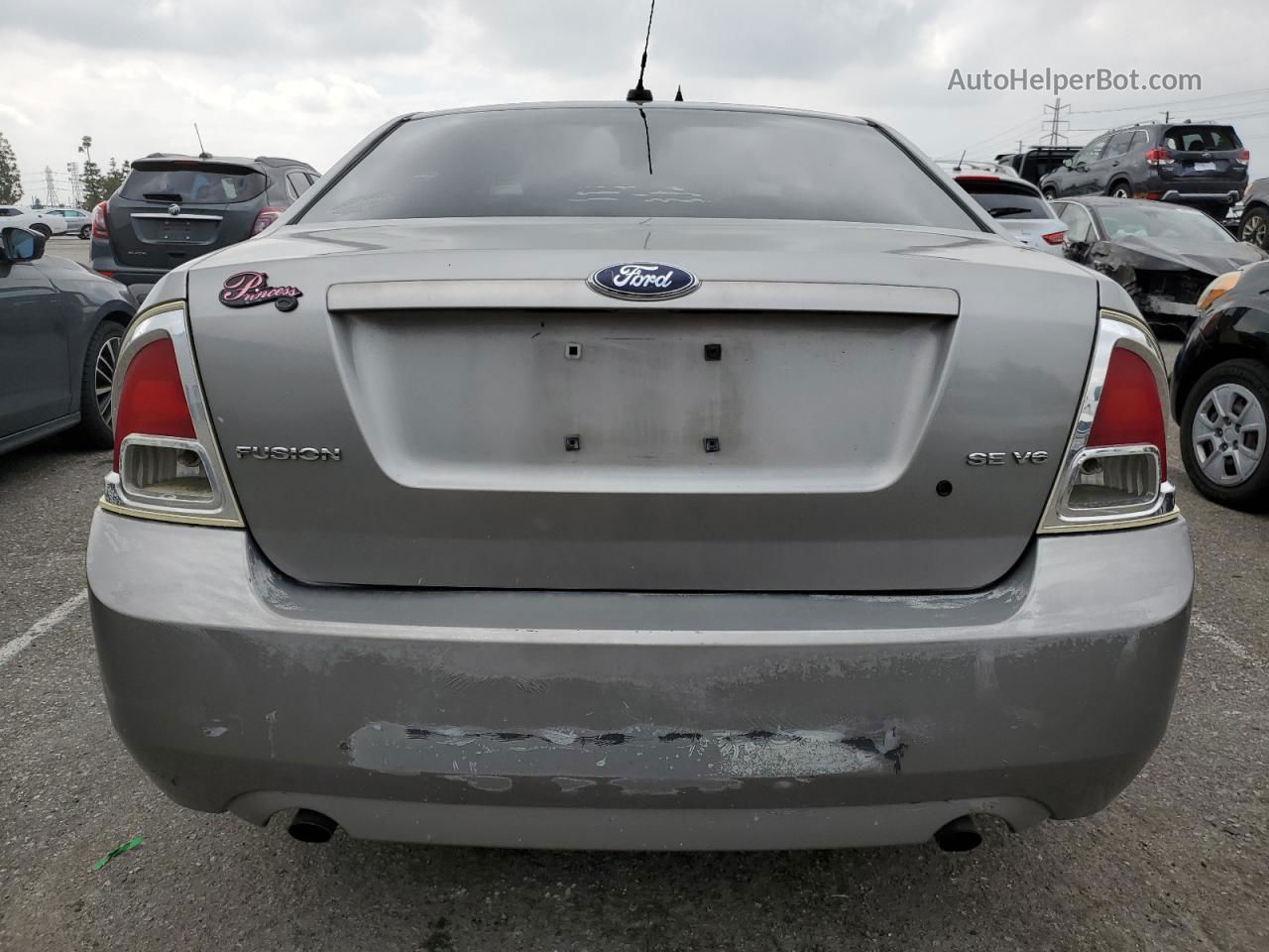 2008 Ford Fusion Se Silver vin: 3FAHP07168R216773