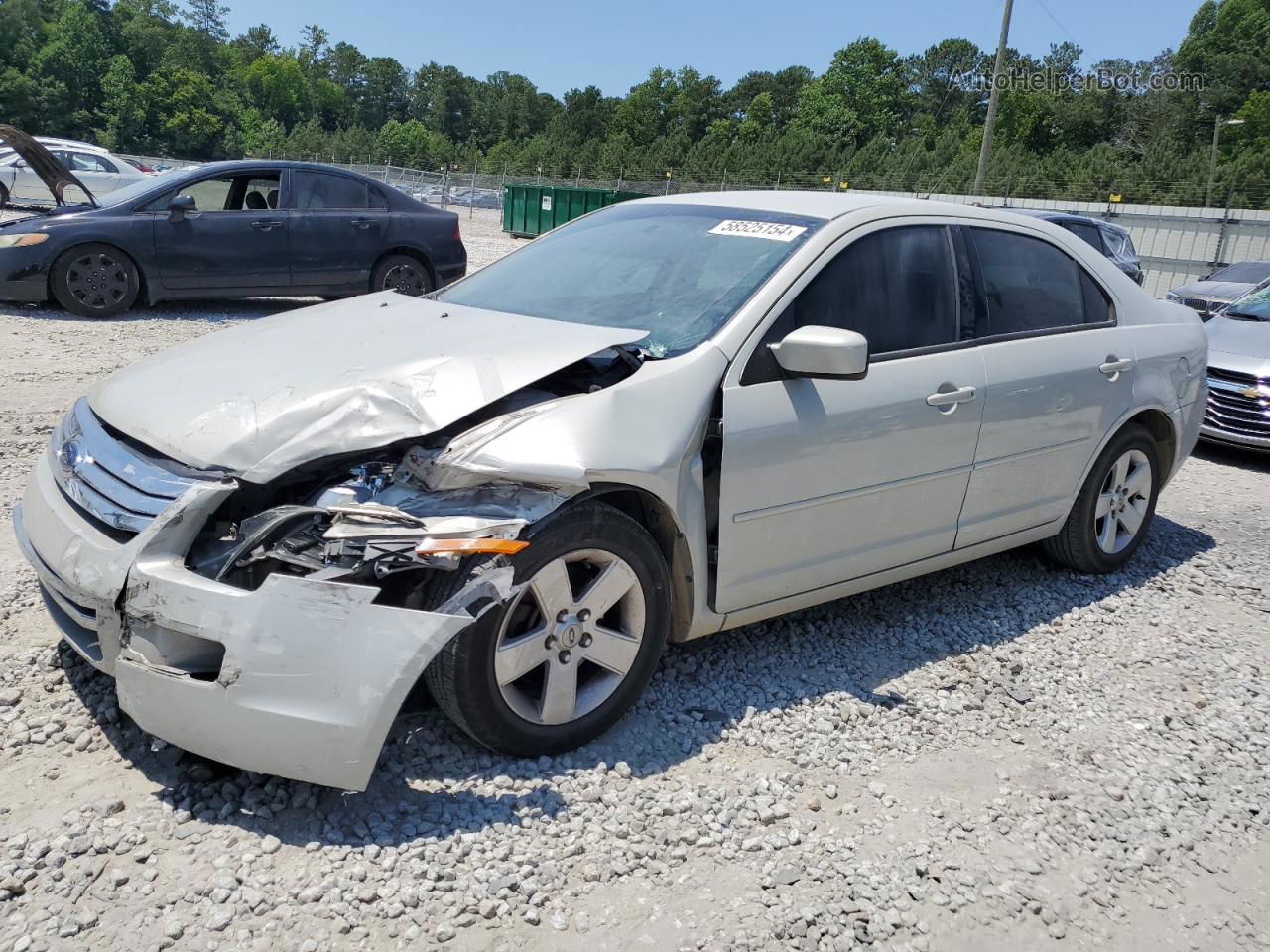 2008 Ford Fusion Se Silver vin: 3FAHP07168R226672