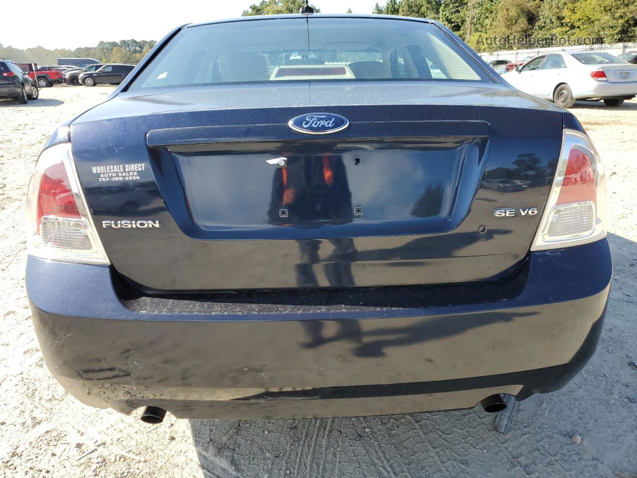 2008 Ford Fusion Se Blue vin: 3FAHP07168R229281