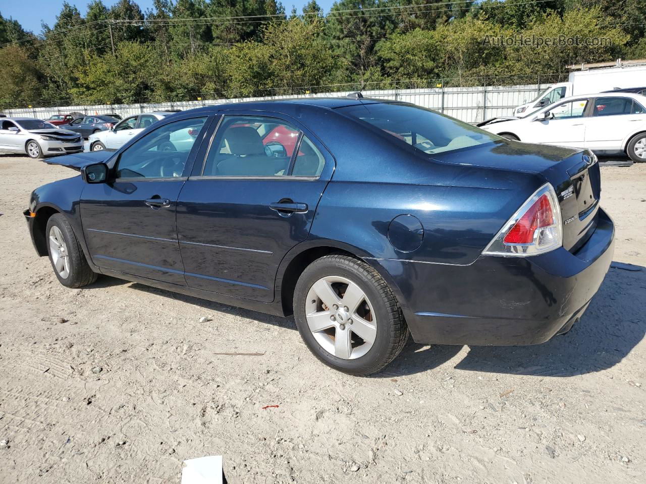 2008 Ford Fusion Se Blue vin: 3FAHP07168R229281