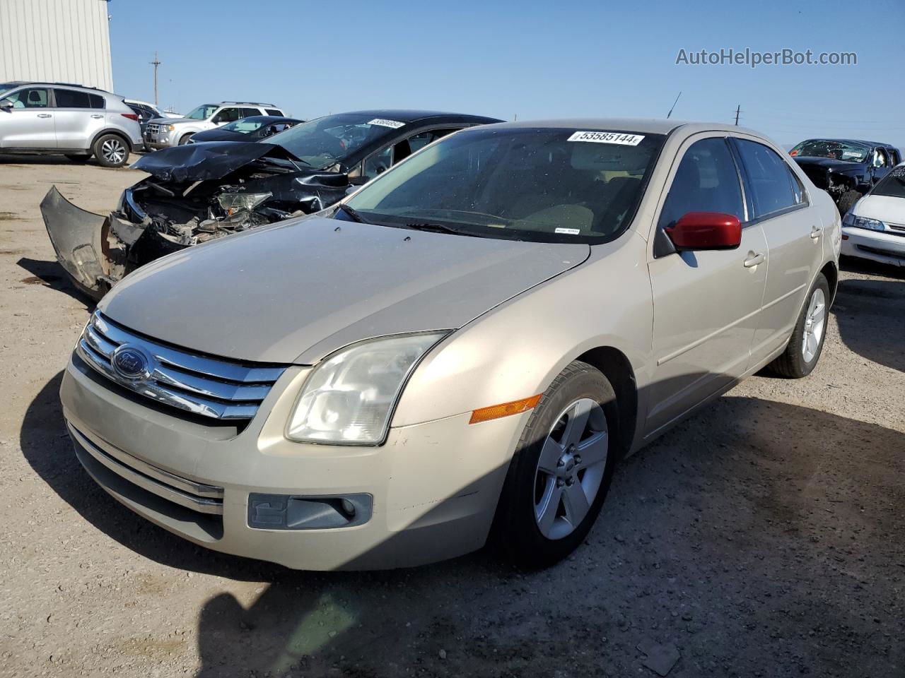 2008 Ford Fusion Se Желто-коричневый vin: 3FAHP07178R189177