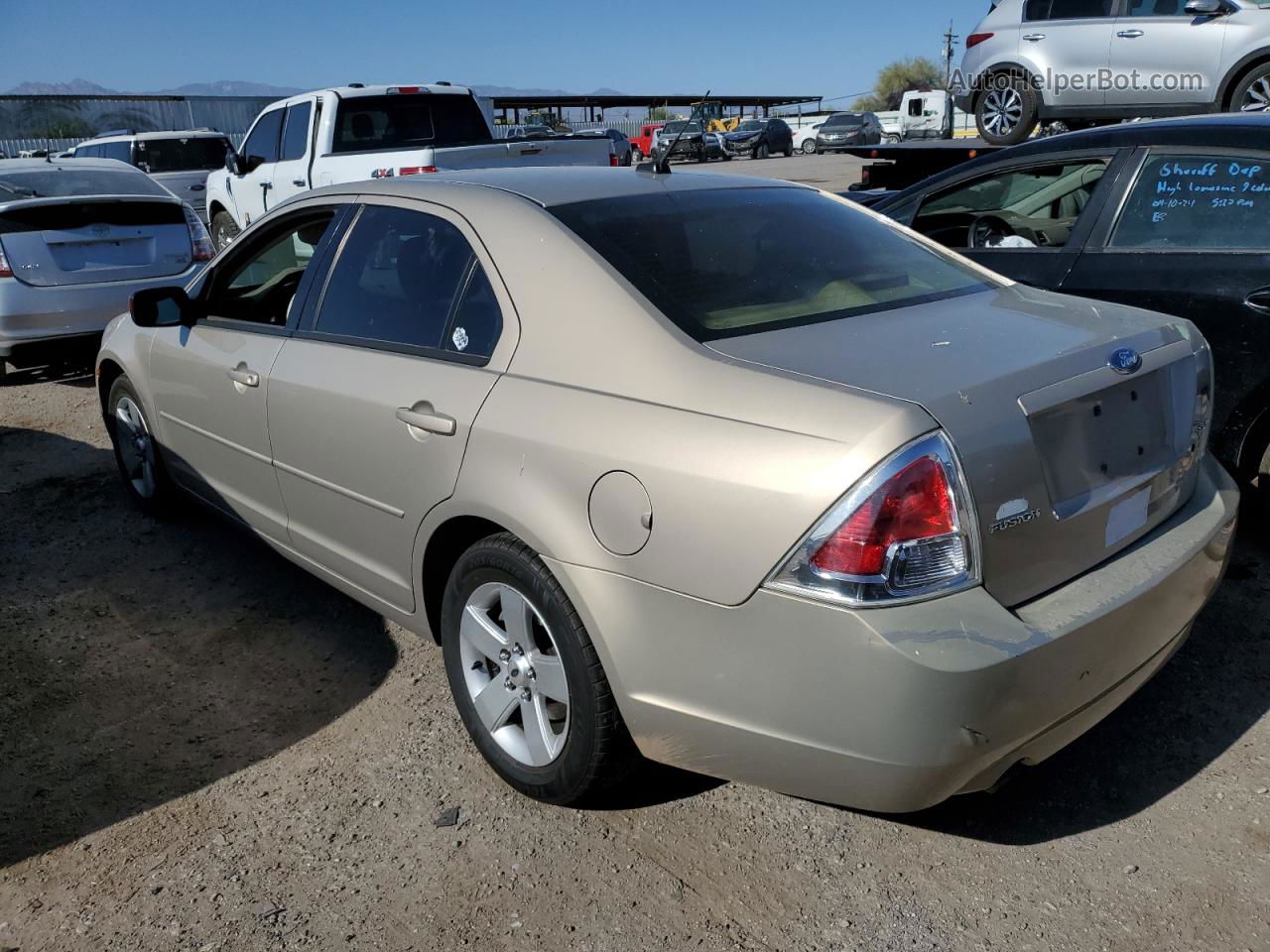 2008 Ford Fusion Se Желто-коричневый vin: 3FAHP07178R189177