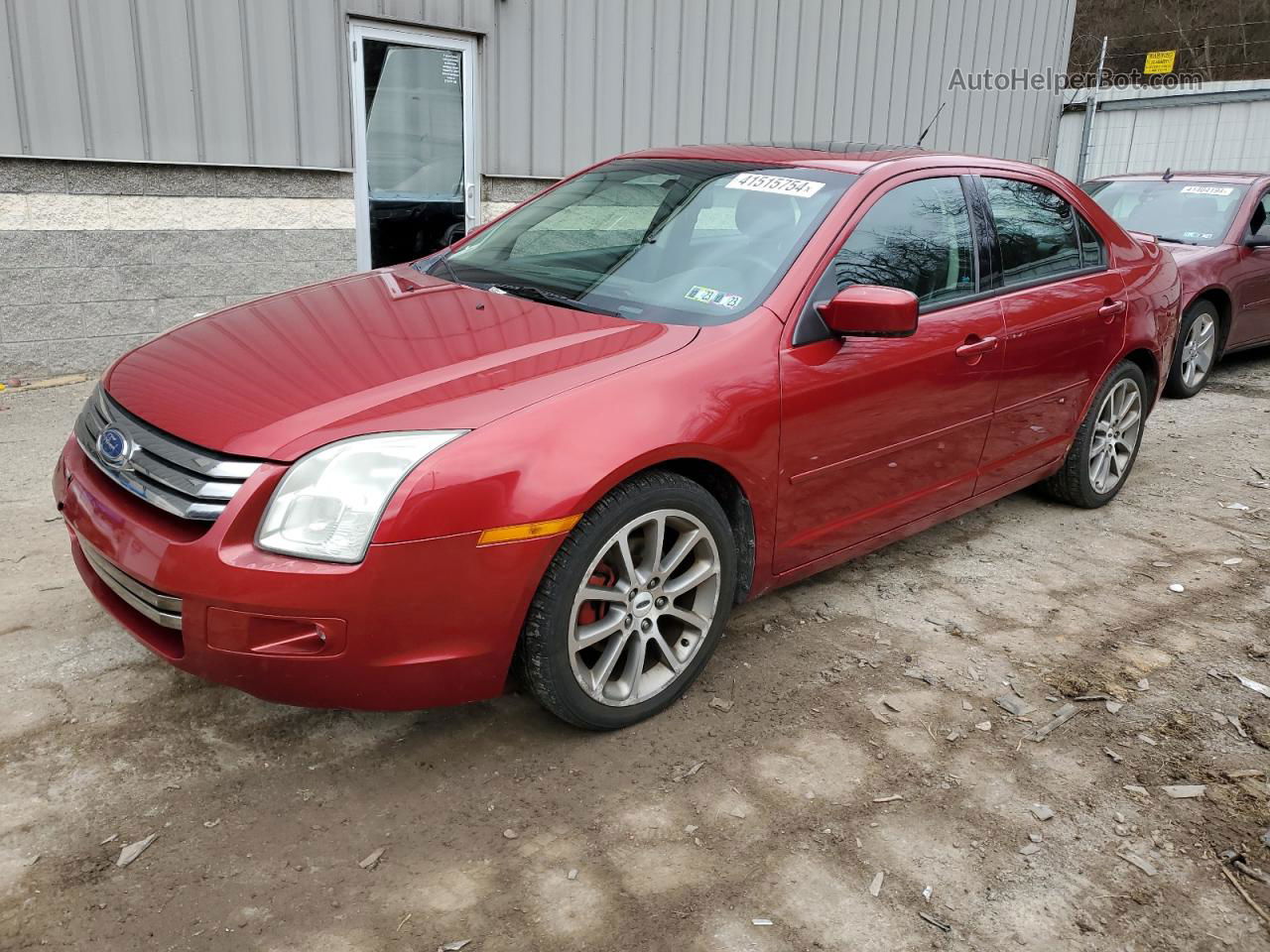 2008 Ford Fusion Se Maroon vin: 3FAHP07178R228236