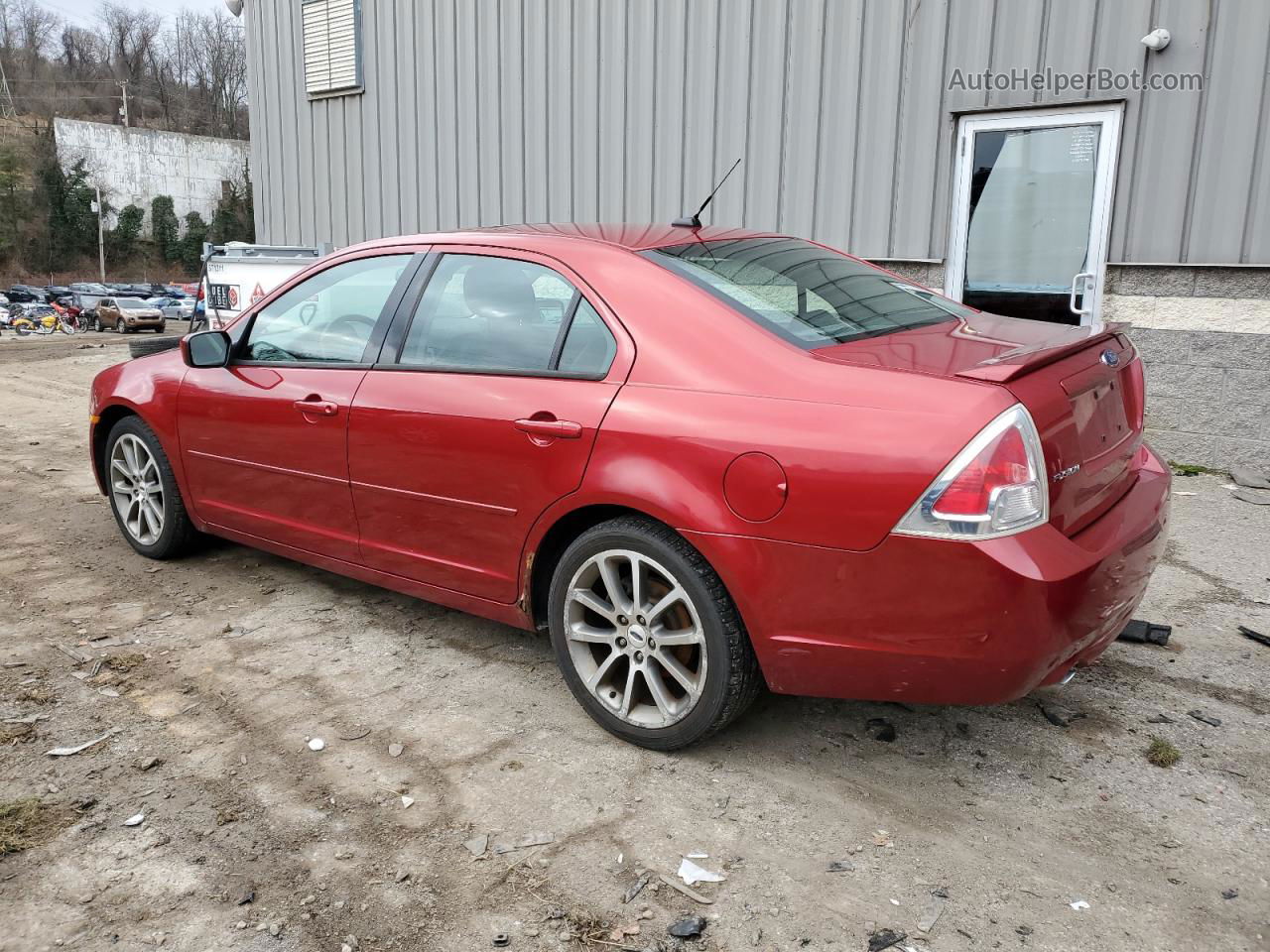 2008 Ford Fusion Se Maroon vin: 3FAHP07178R228236