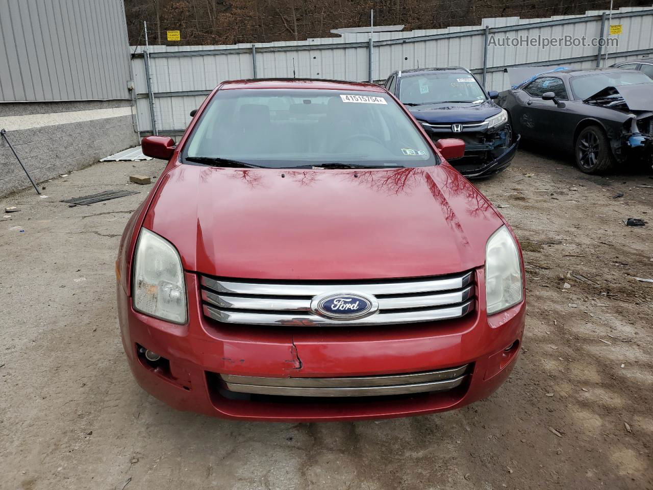 2008 Ford Fusion Se Maroon vin: 3FAHP07178R228236