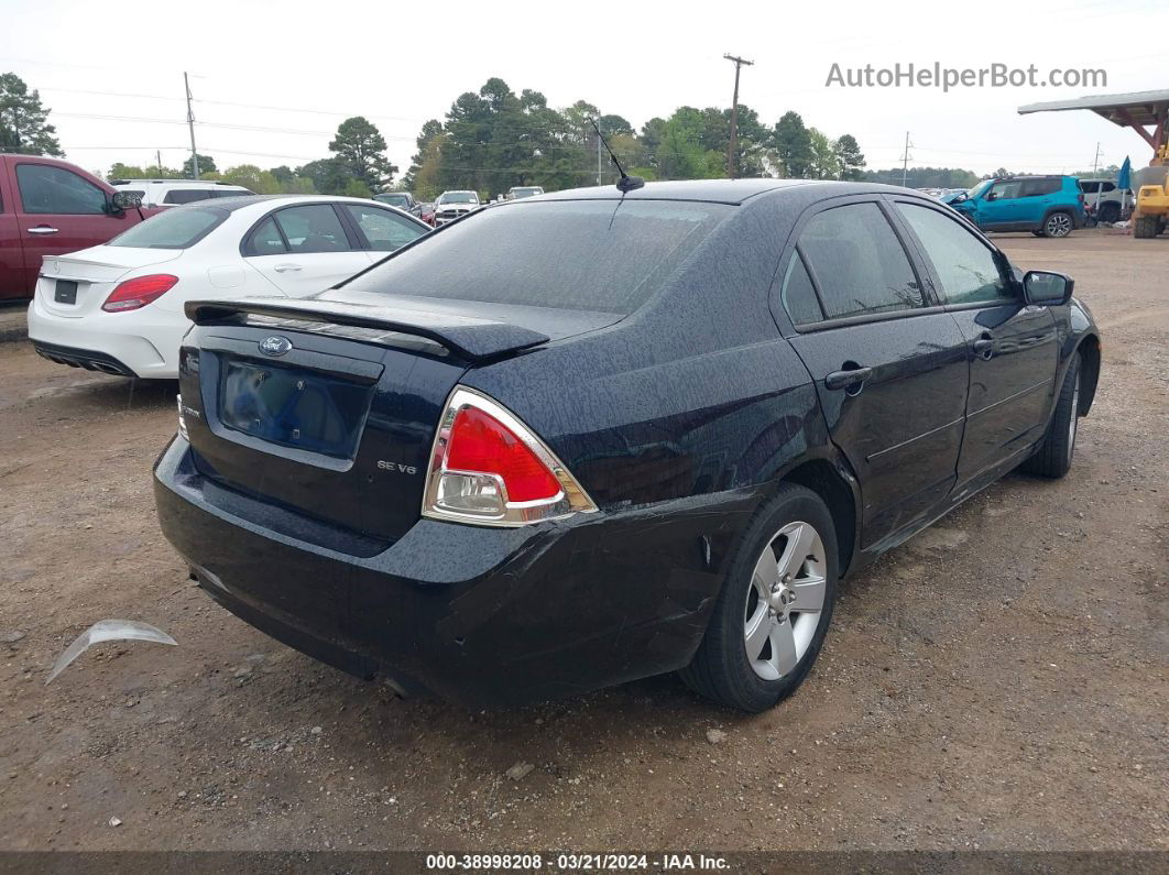 2008 Ford Fusion Se Dark Blue vin: 3FAHP07188R250911