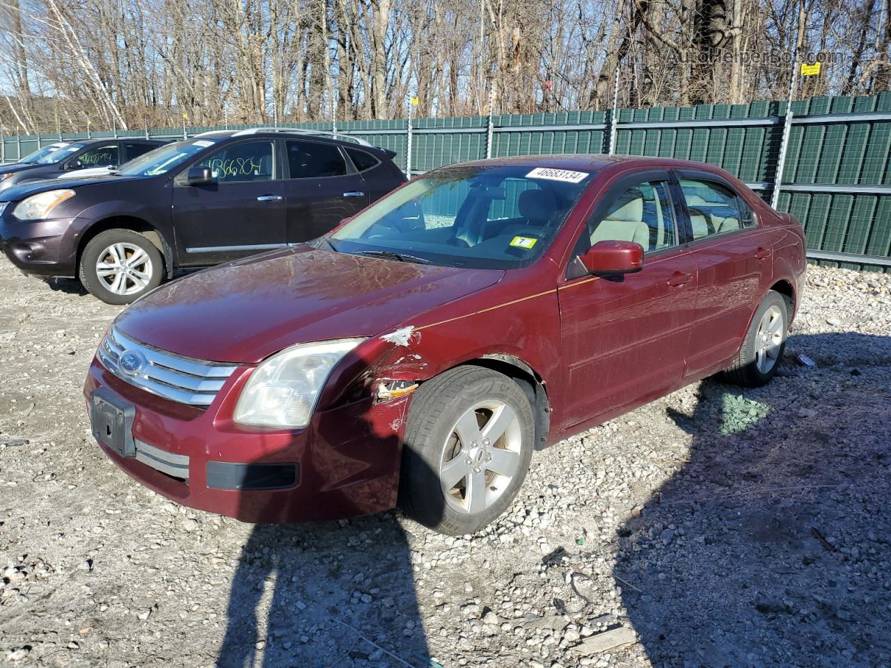 2006 Ford Fusion Se Red vin: 3FAHP07196R119144