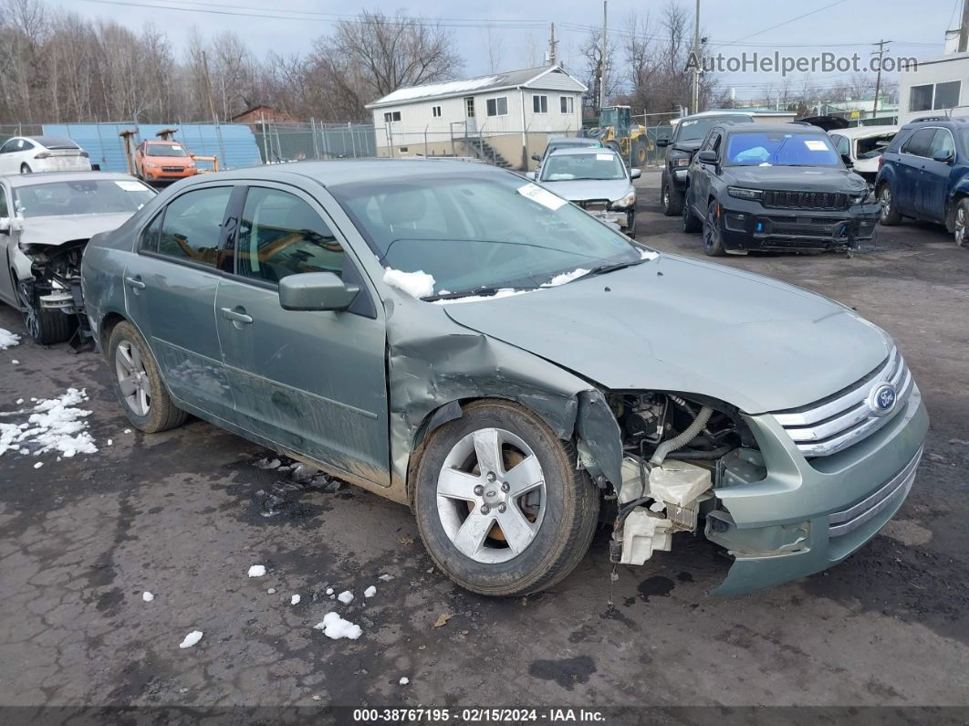 2008 Ford Fusion Se Green vin: 3FAHP071X8R131404