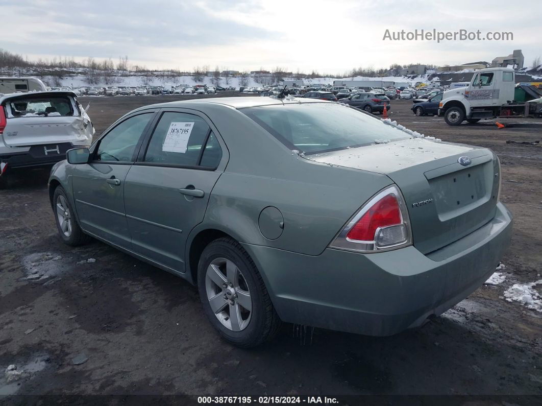 2008 Ford Fusion Se Green vin: 3FAHP071X8R131404