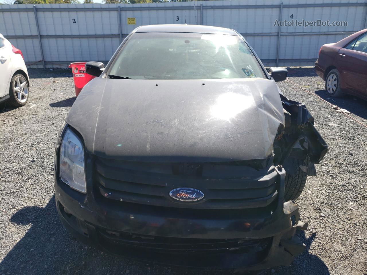 2008 Ford Fusion Se Black vin: 3FAHP07Z08R117467