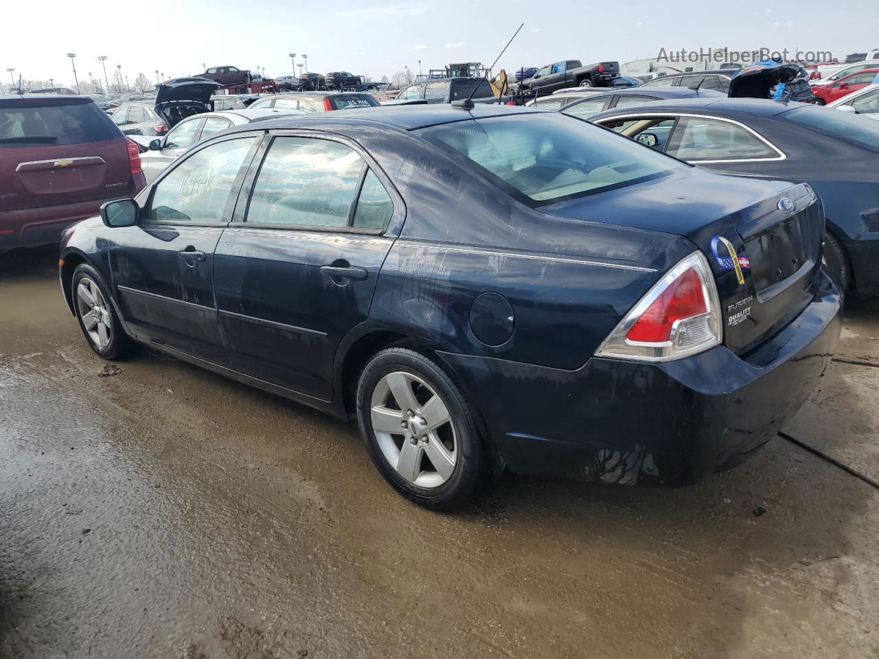 2008 Ford Fusion Se Blue vin: 3FAHP07Z08R132499