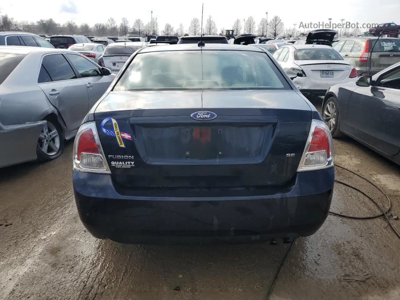 2008 Ford Fusion Se Blue vin: 3FAHP07Z08R132499