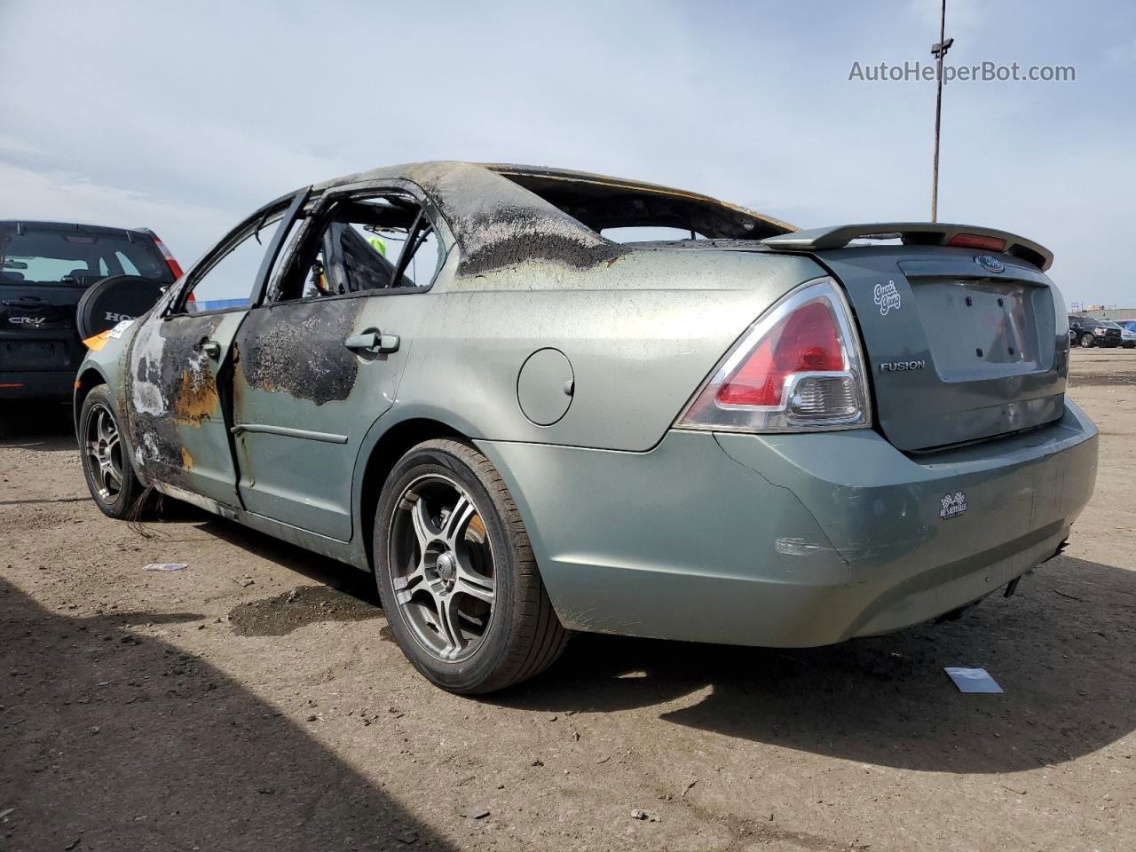 2008 Ford Fusion Se Green vin: 3FAHP07Z08R139095