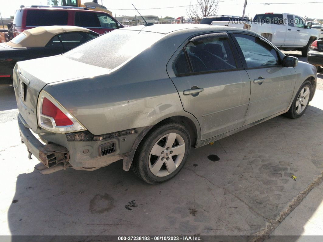 2008 Ford Fusion Se Green vin: 3FAHP07Z08R169875