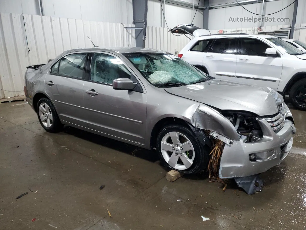 2008 Ford Fusion Se Silver vin: 3FAHP07Z08R186532