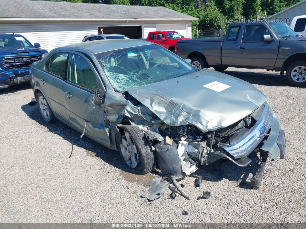 2008 Ford Fusion Se Green vin: 3FAHP07Z08R202583