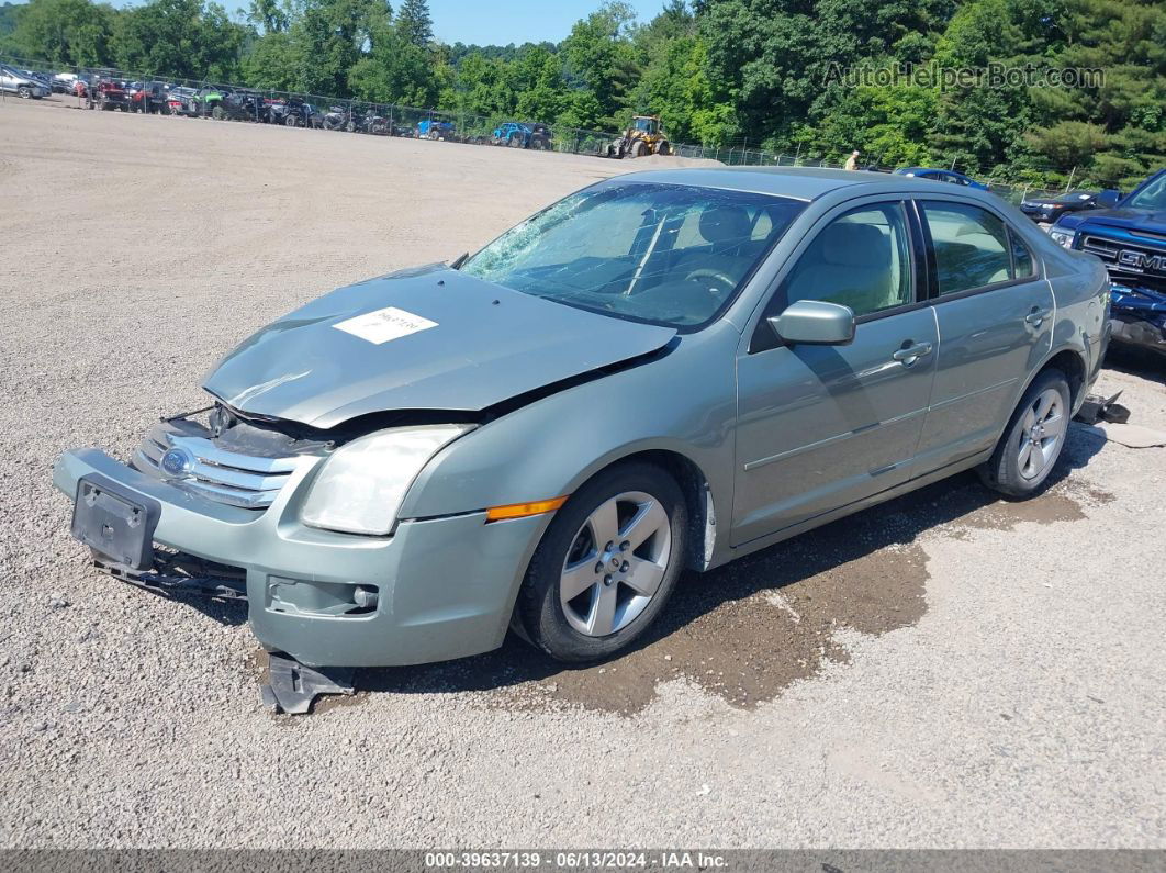 2008 Ford Fusion Se Green vin: 3FAHP07Z08R202583