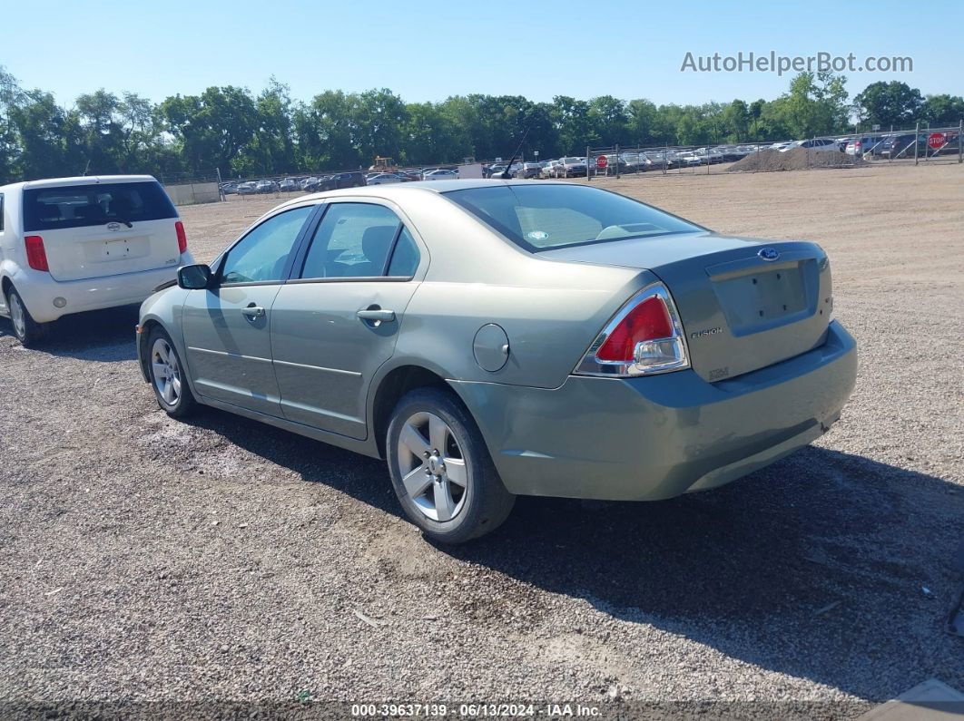 2008 Ford Fusion Se Green vin: 3FAHP07Z08R202583