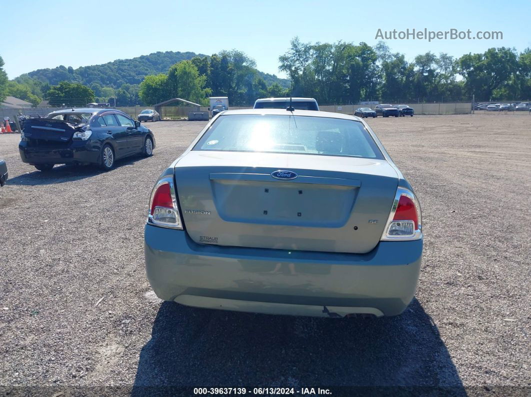 2008 Ford Fusion Se Green vin: 3FAHP07Z08R202583