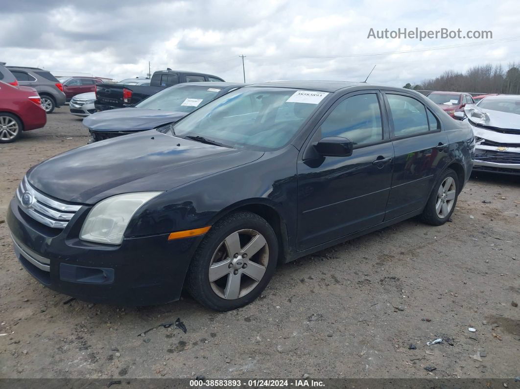 2008 Ford Fusion Se Black vin: 3FAHP07Z08R217391