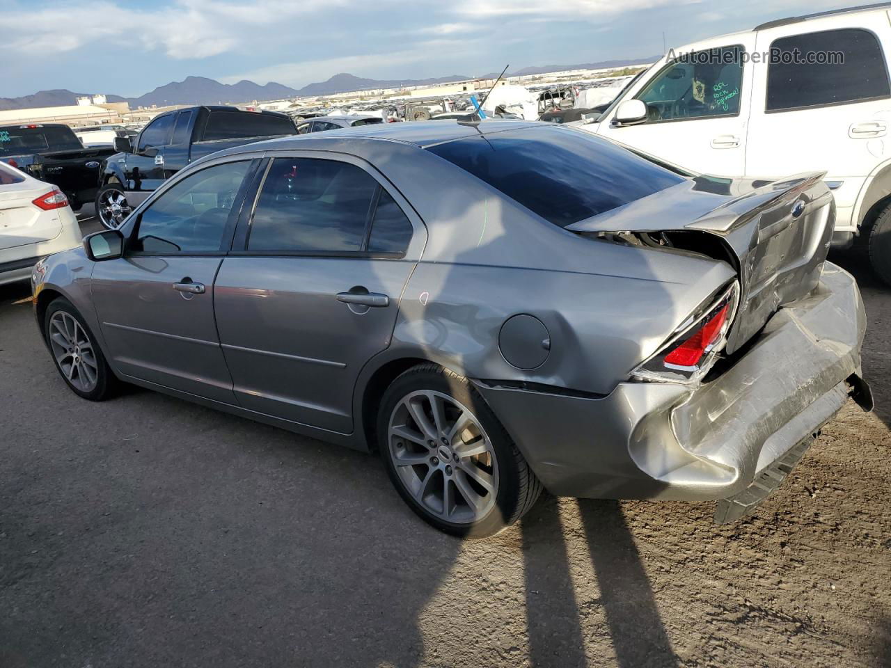 2008 Ford Fusion Se Silver vin: 3FAHP07Z08R232098