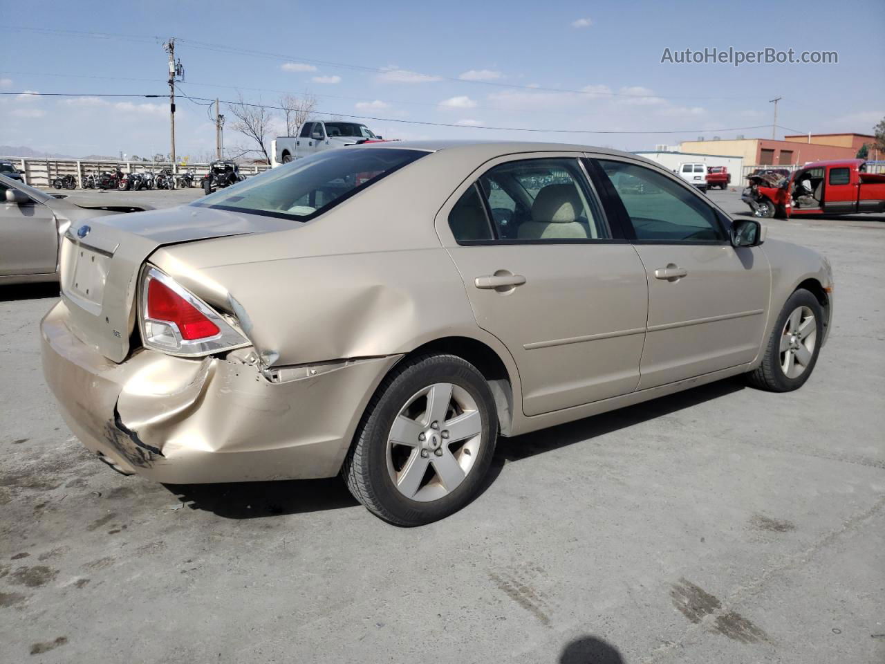 2006 Ford Fusion Se Желто-коричневый vin: 3FAHP07Z16R153844