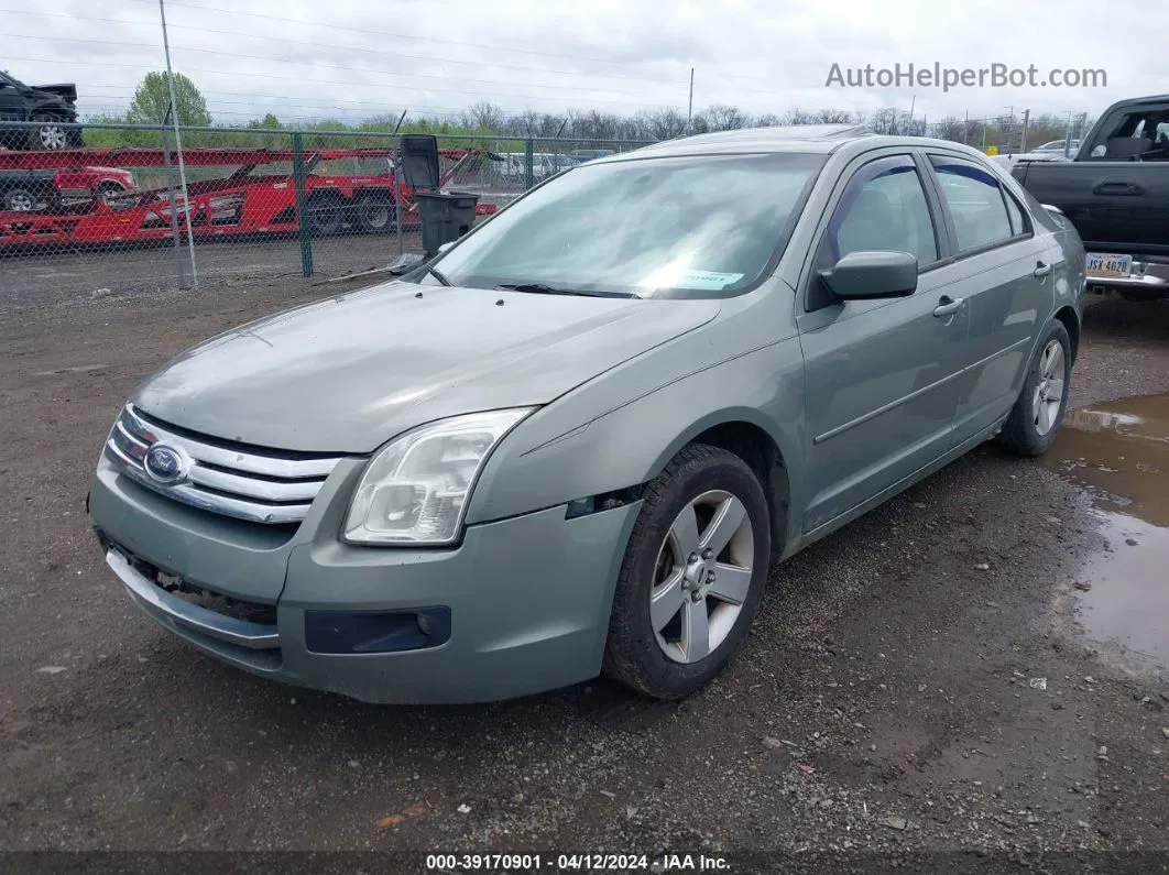 2008 Ford Fusion Se Green vin: 3FAHP07Z18R138330