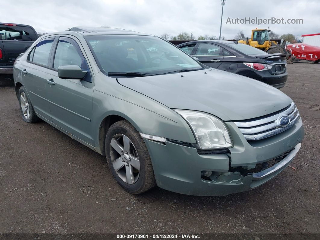 2008 Ford Fusion Se Green vin: 3FAHP07Z18R138330