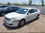 2008 Ford Fusion Se White vin: 3FAHP07Z18R172140