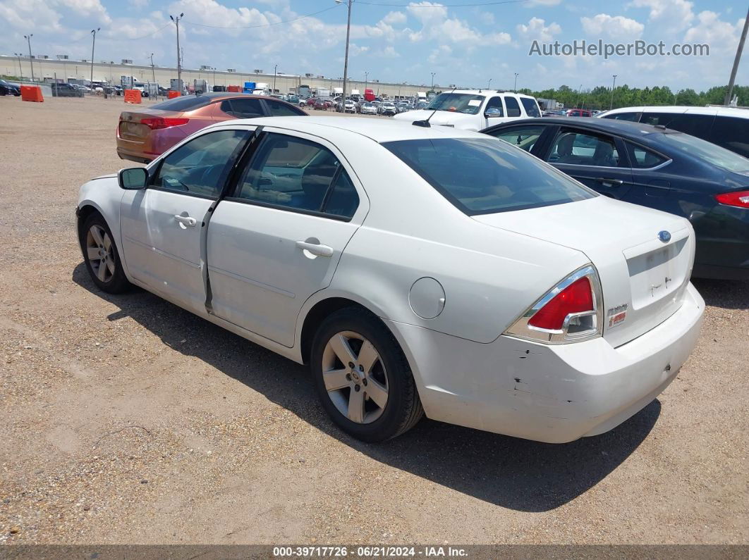 2008 Ford Fusion Se White vin: 3FAHP07Z18R172140