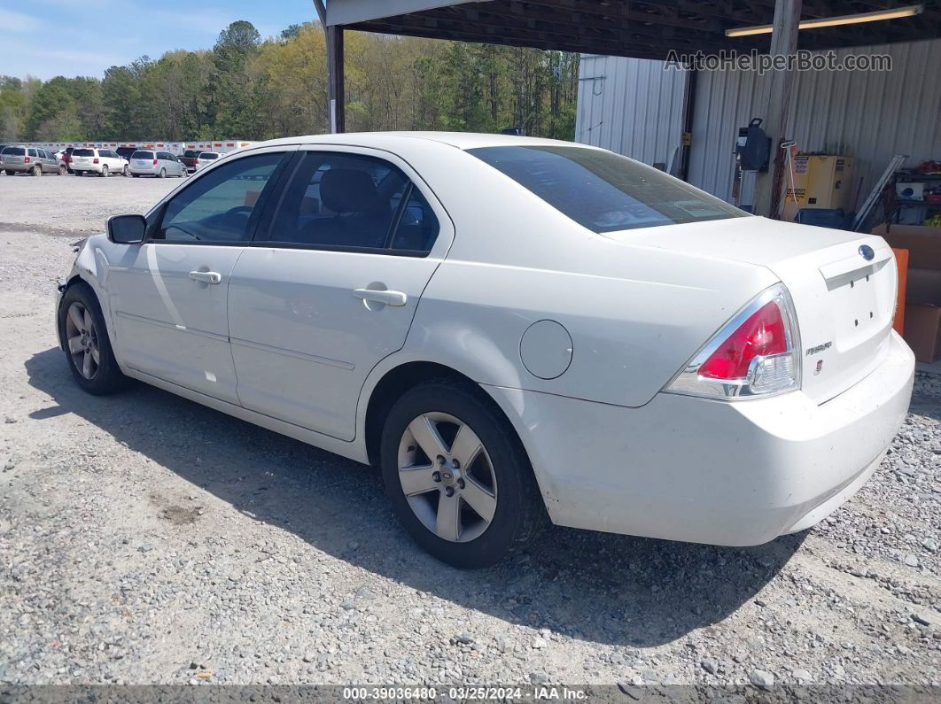 2008 Ford Fusion Se White vin: 3FAHP07Z18R218002